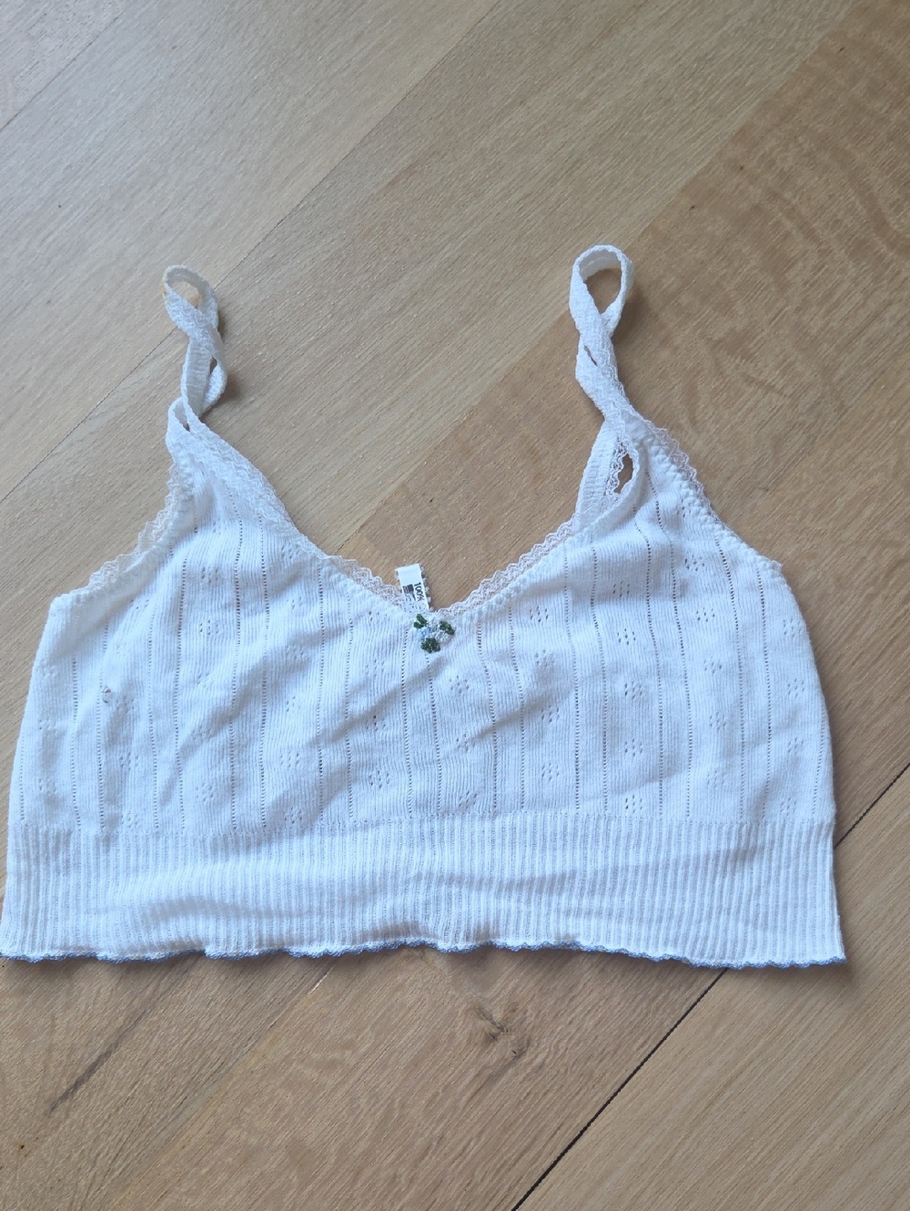 Pretties Pointlle Crop/bra Tank